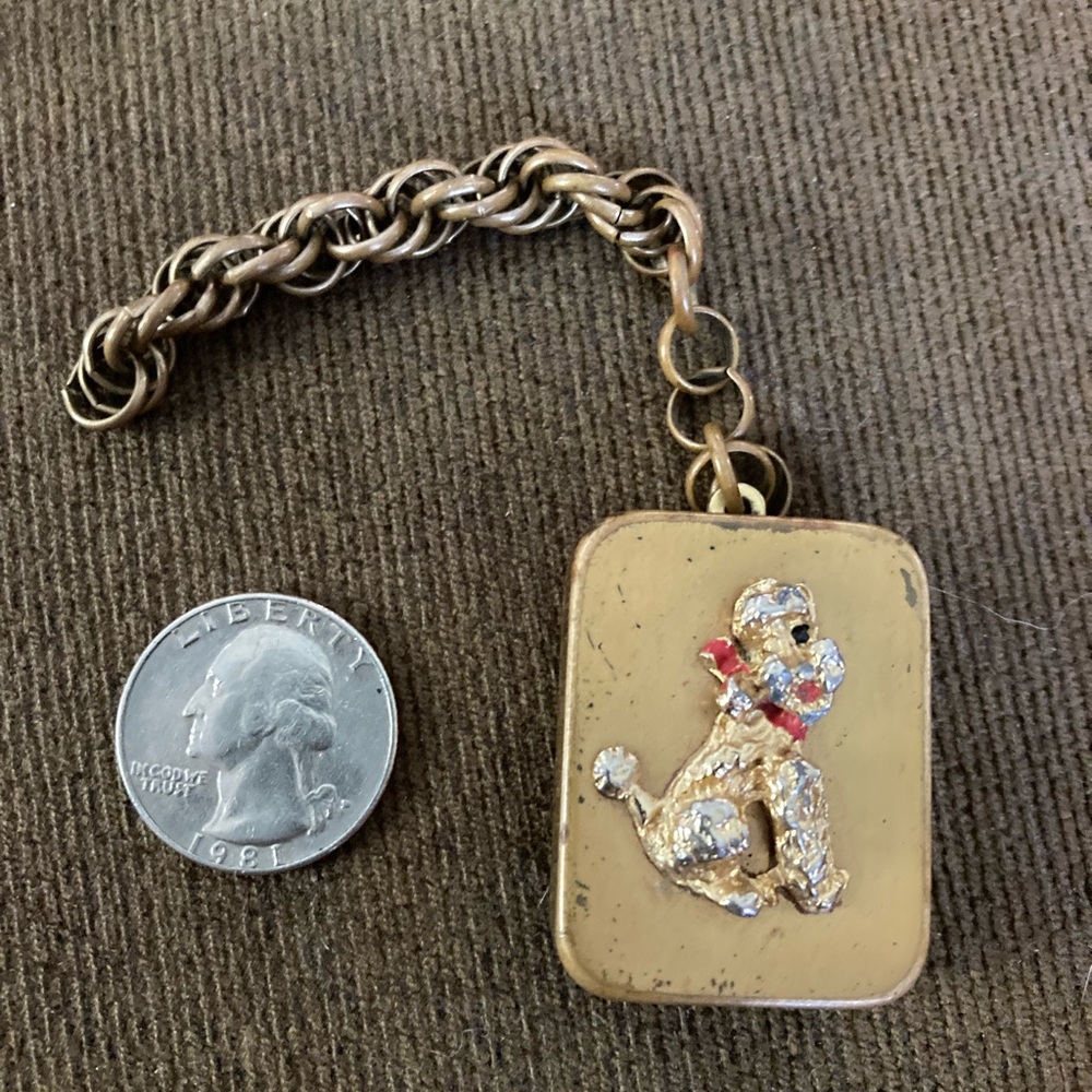 Vintage  Music Box /Key/Watch Fob